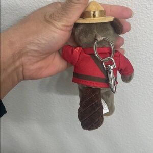 MP adorable police beaver keychain